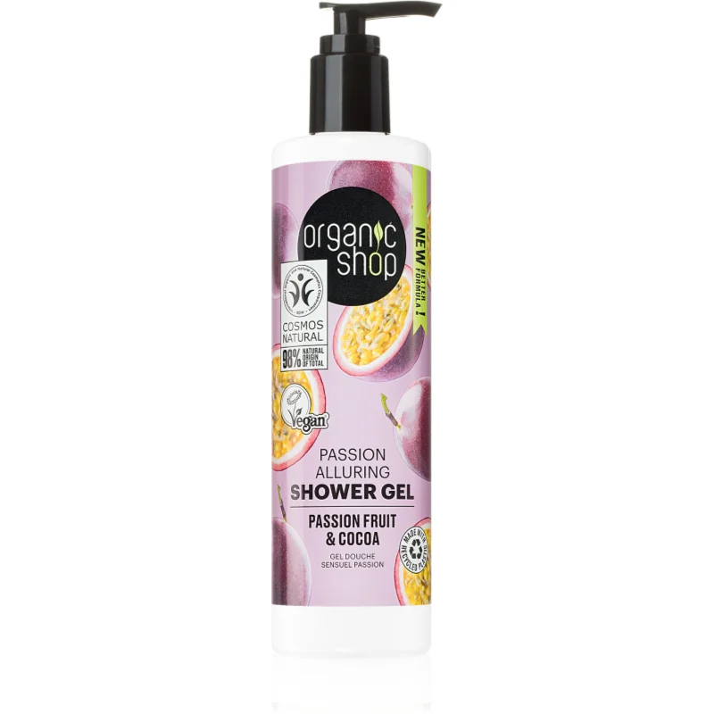 Organic Shop Passion Fruit & Cocoa opojný sprchový gel 280 ml - parfo.cz