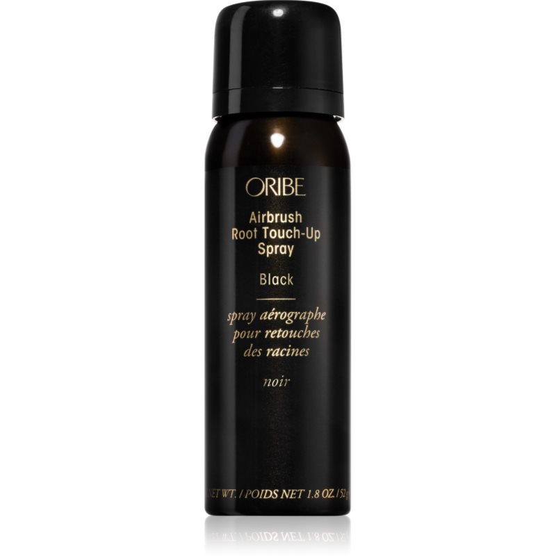 Oribe Airbrush Root Touch-Up Spray sprej pro okamžité zakrytí odrostů odstín Black 75 ml - parfo.cz