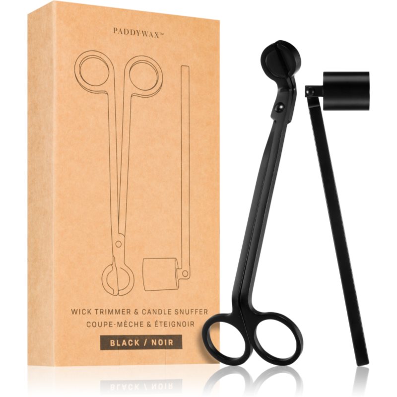 Paddywax Accesories Wick Trimmer & Candle Snuffer - Matte Black dárková sada - parfo.cz