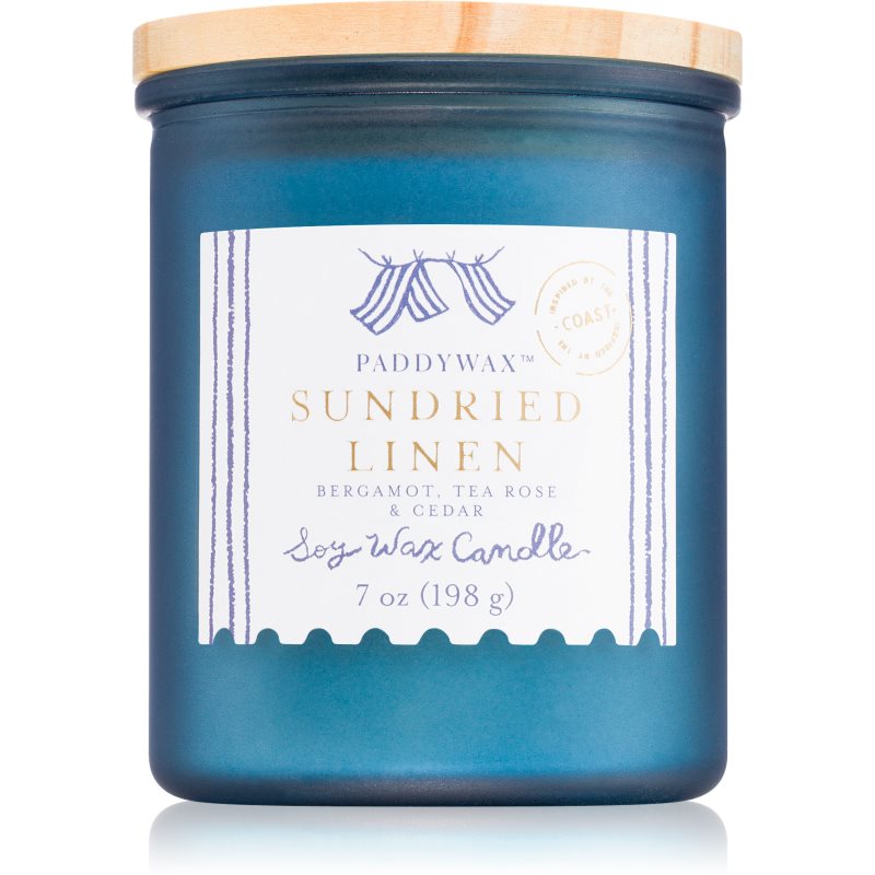 Paddywax Coastal Sundried Linen vonná svíčka 198 g - parfo.cz