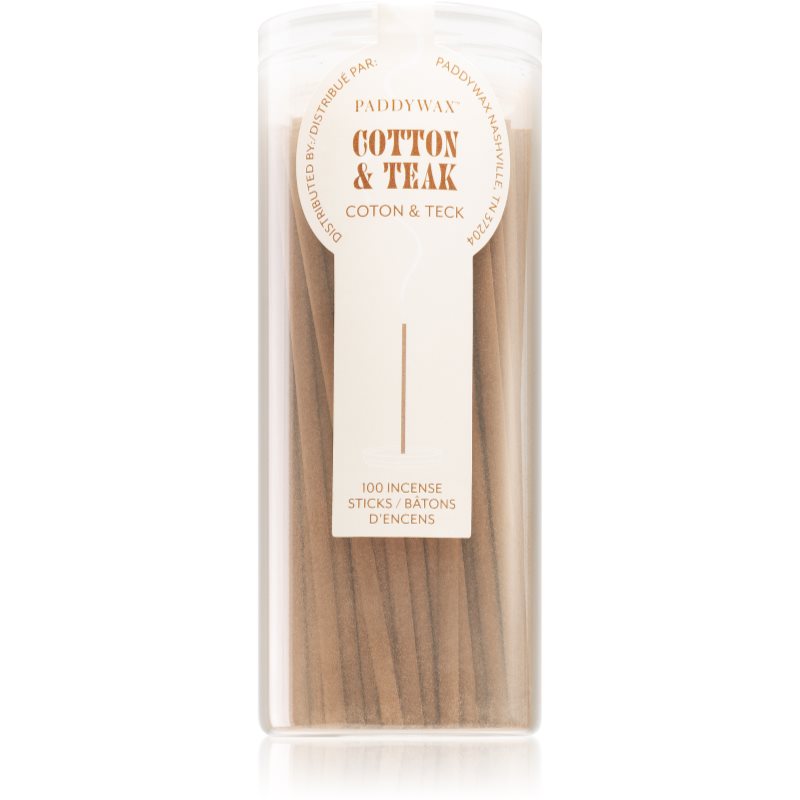 Paddywax Haze Cotton & Teak vonné tyčinky 100 ks - parfo.cz