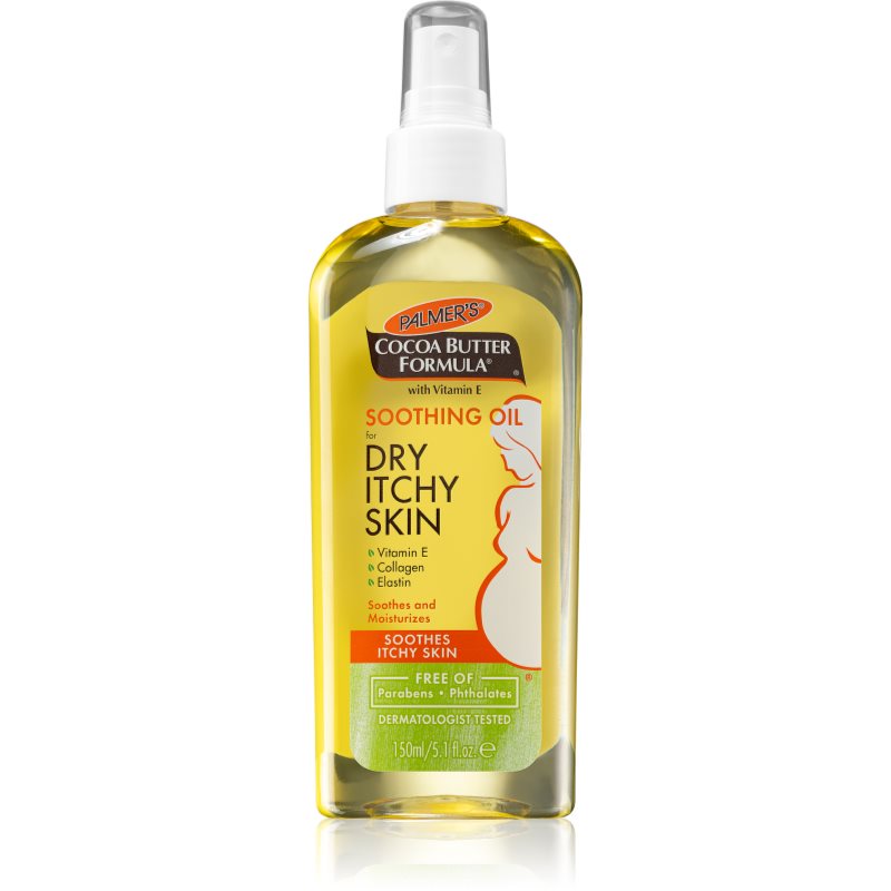 Palmer’s Pregnancy Cocoa Butter Formula zklidňující tělový olej pro suchou a svědící pokožku 150 ml - parfo.cz