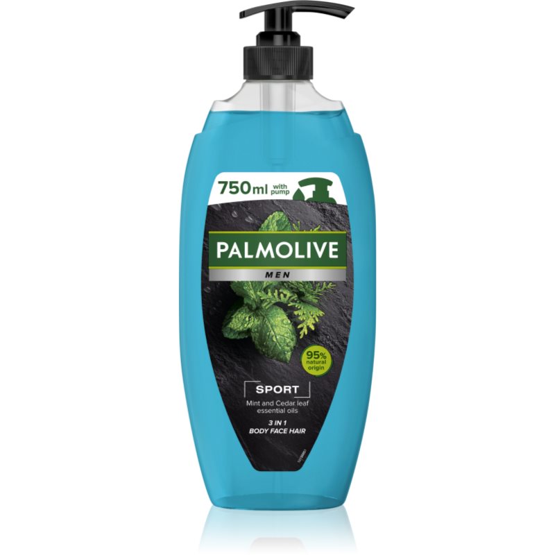 Palmolive Men Revitalising Sport sprchový gel pro muže s pumpičkou 750 ml - parfo.cz