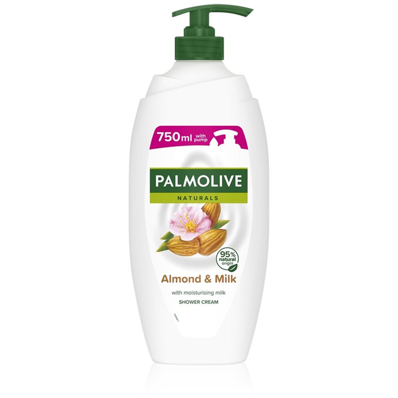 Palmolive Naturals Almond krémový sprchový gel s mandlovým olejem s pumpičkou 750 ml - parfo.cz