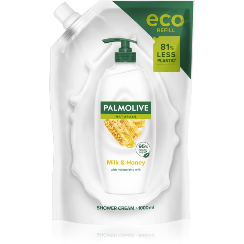 Palmolive Naturals Milk & Honey antistresový sprchový gel náhradní náplň 1000 ml - parfo.cz