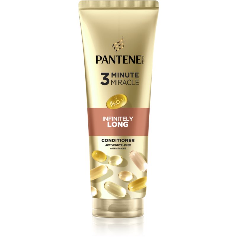 Pantene 3 Minute Miracle Infinitely Long regenerační kondicionér pro slabé a poškozené vlasy 220 ml - parfo.cz