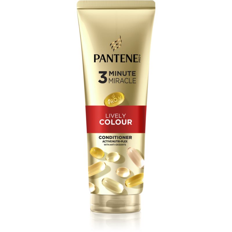 Pantene 3 Minute Miracle Lively Colour kondicionér pro poškozené a barvené vlasy 220 ml - parfo.cz