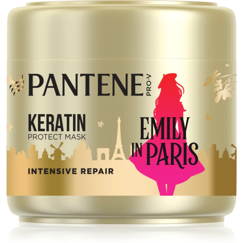 Pantene Pro-V Emily in Paris obnovující maska pro poškozené vlasy s keratinem 300 ml - parfo.cz