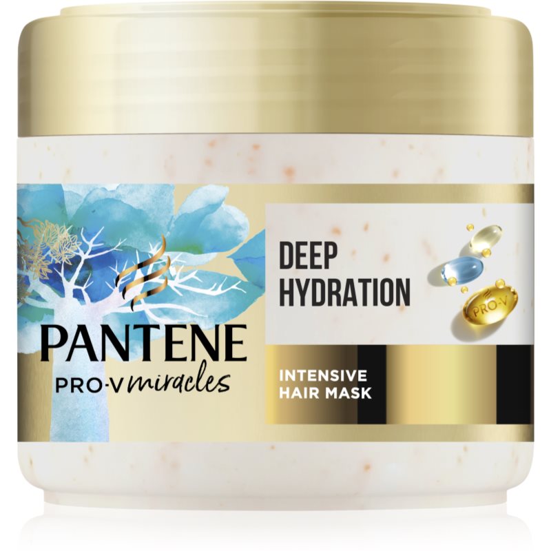 Pantene Pro-V Miracles Hydra Glow intenzivně hydratační a vyživující maska pro suché a poškozené vlasy 300 ml - parfo.cz