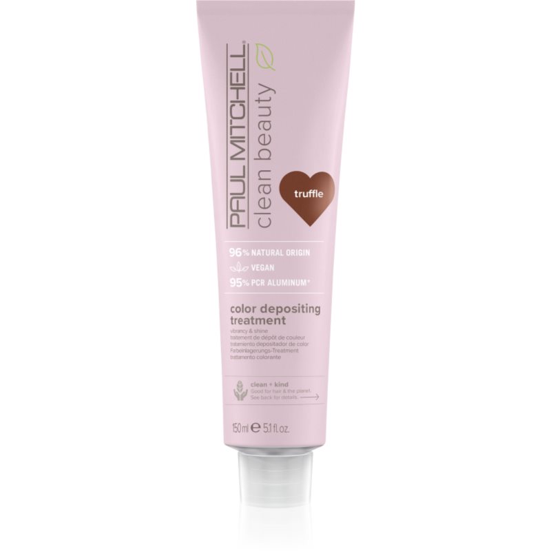 Paul Mitchell Clean Beauty Color Depositing Treatment vyživující maska pro barvené vlasy odstín Truffle 150 ml - parfo.cz