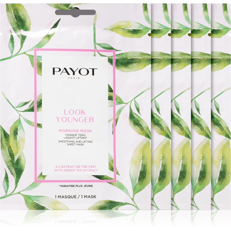 Payot Morning Mask Look Younger liftingová plátýnková maska 5 ks - parfo.cz