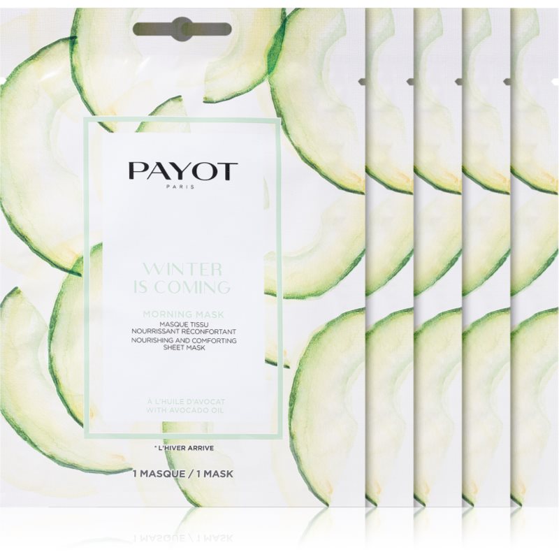 Payot Morning Mask Winter is Coming vyživující plátýnková maska 5 ks - parfo.cz