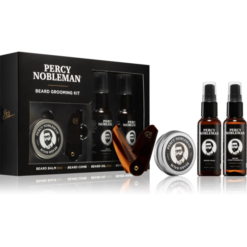 Percy Nobleman Beard Grooming Kit dárková sada na vousy - parfo.cz