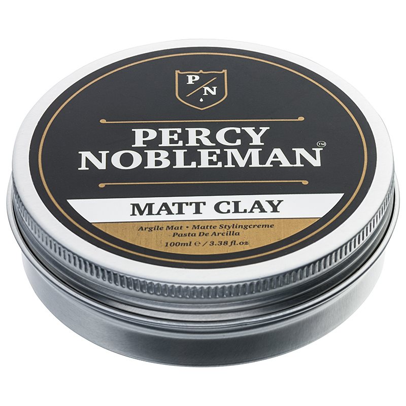 Percy Nobleman Matt Clay matující vosk na vlasy s jílem 100 ml - parfo.cz
