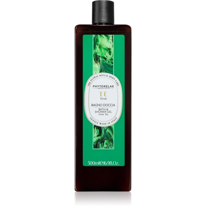 Phytorelax Laboratories Green Tea sprchový a koupelový gel 500 ml - parfo.cz