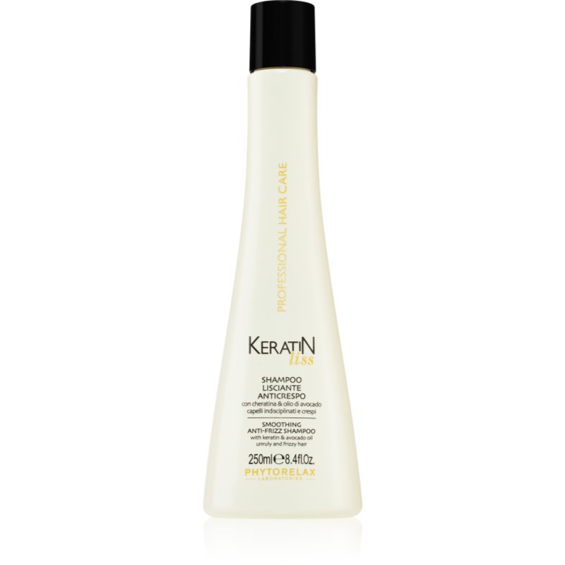Phytorelax Laboratories Keratin Liss uhlazující šampon pro nepoddajné vlasy 250 ml - parfo.cz