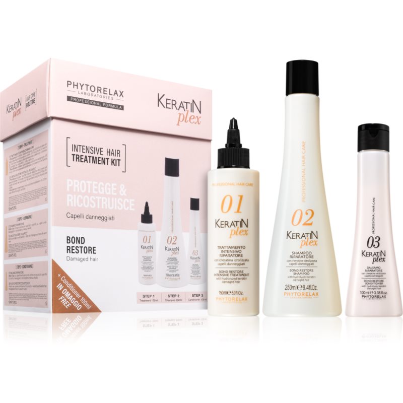 Phytorelax Laboratories Keratin Plex dárková sada pro posílení vlasů - parfo.cz