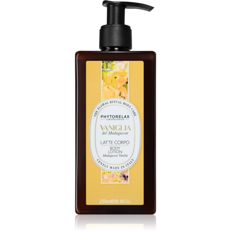 Phytorelax Laboratories Madagascar Vanilla zvláčňující hydratační tělové mléko s vanilkou 250 ml - parfo.cz
