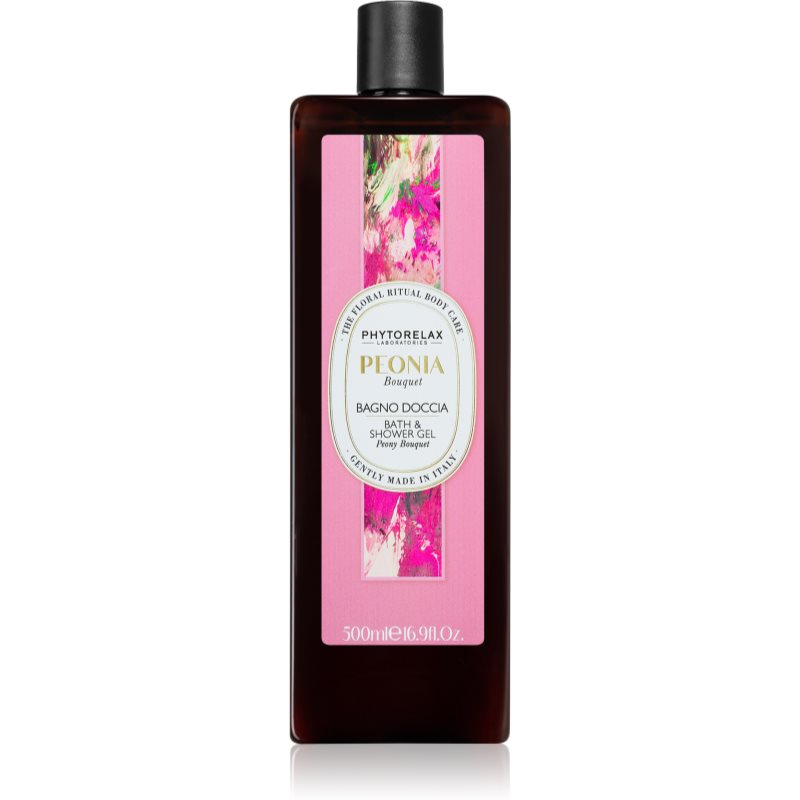Phytorelax Laboratories Peony Bouquet sprchový a koupelový gel 500 ml - parfo.cz