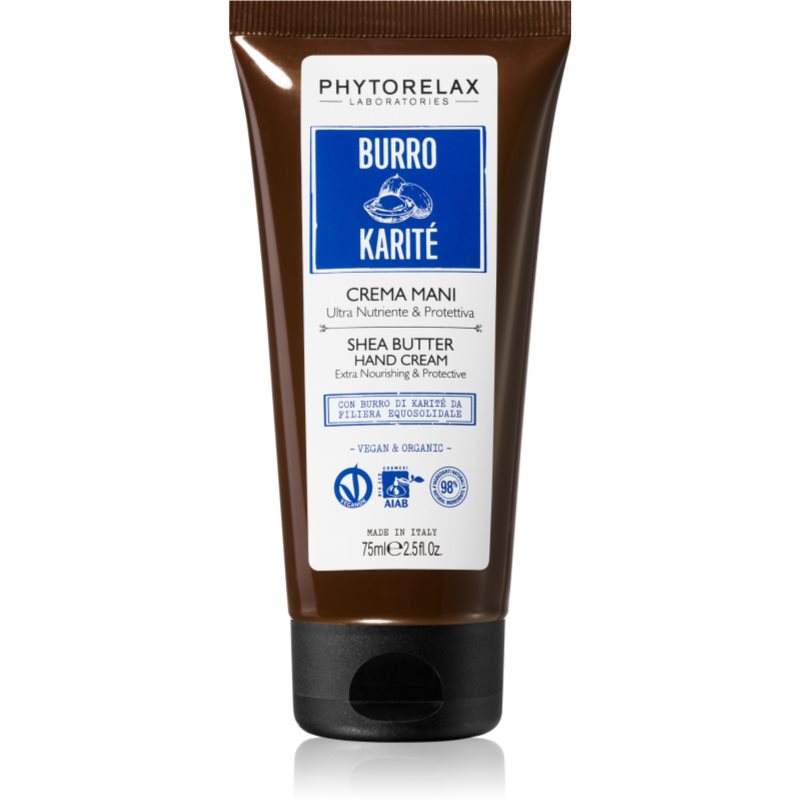 Phytorelax Laboratories Shea Butter výživný krém na ruce s bambuckým máslem 75 ml - parfo.cz