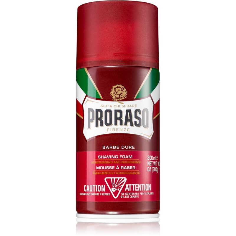 Proraso Red pěna na holení s vyživujícím účinkem 300 ml - parfo.cz