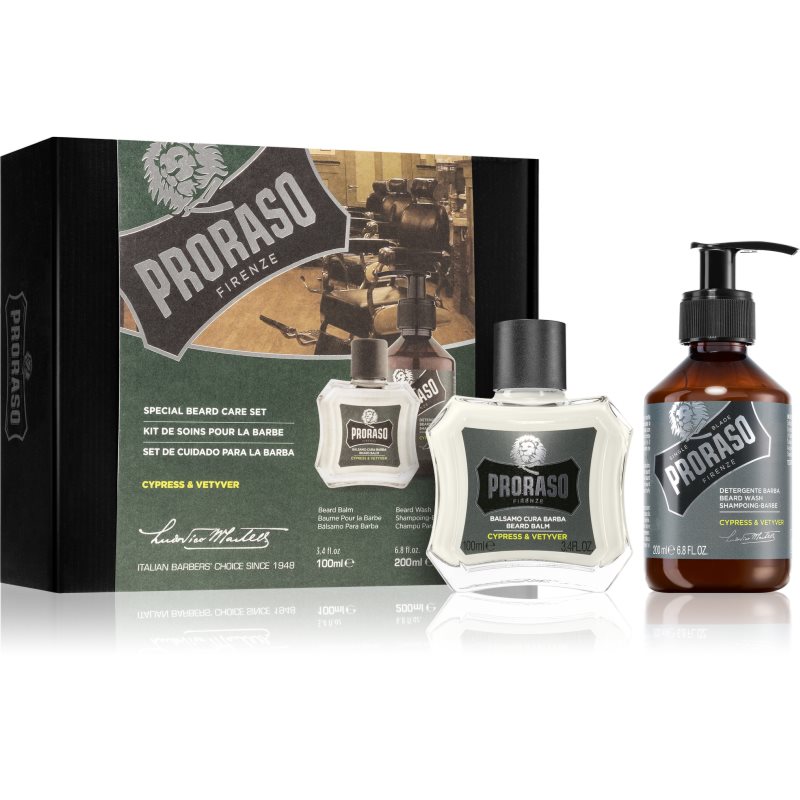 Proraso Set Beard Classic dárková sada pro muže Cypress and Vetyver - parfo.cz