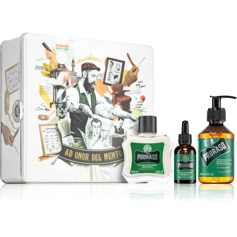 Proraso Set Honor of the Ment Refreshing sada na holení pro muže - parfo.cz