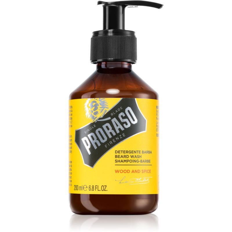 Proraso Wood and Spice šampon na vousy 200 ml - parfo.cz