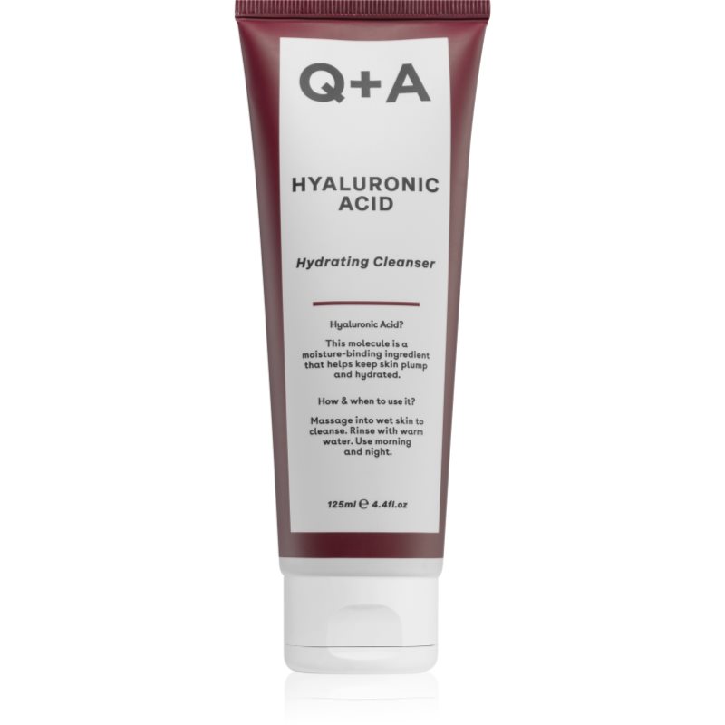 Q+A Hyaluronic Acid hydratační čisticí gel s kyselinou hyaluronovou 125 ml - parfo.cz