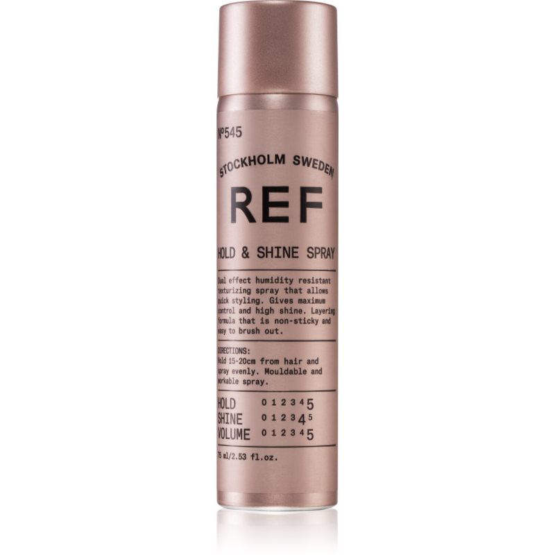 REF Hold & Shine Spray N°545 lak na vlasy s leskem 75 ml - parfo.cz