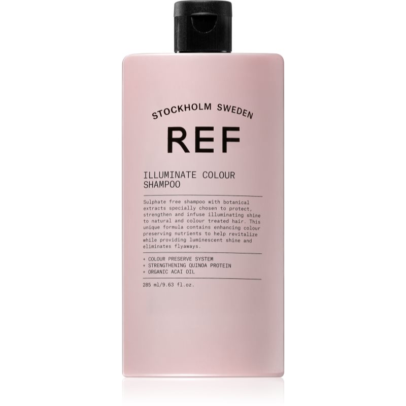 REF Illuminate Colour Shampoo rozjasňující šampon pro lesk a hebkost vlasů 285 ml - parfo.cz