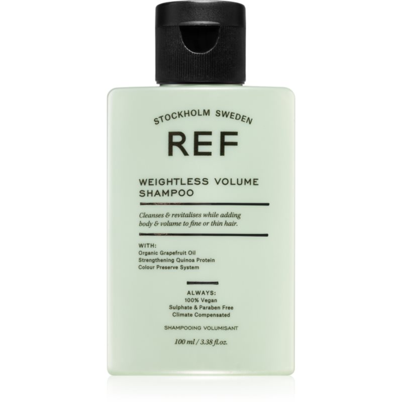 REF Weightless Volume Shampoo šampon pro jemné a zplihlé vlasy pro objem od kořínků 100 ml - parfo.cz