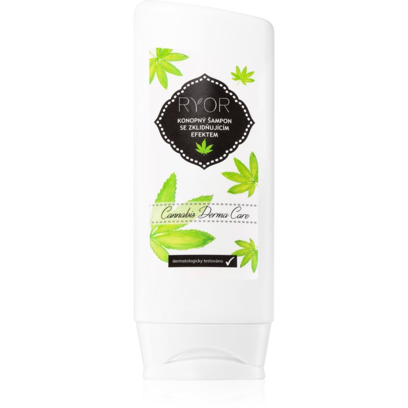 RYOR Cannabis Derma Care konopný šampon se zklidňujícím efektem 200 ml - parfo.cz