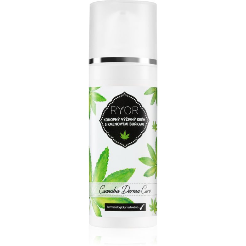 RYOR Cannabis Derma Care konopný výživný krém s kmenovými buňkami 50 ml - parfo.cz