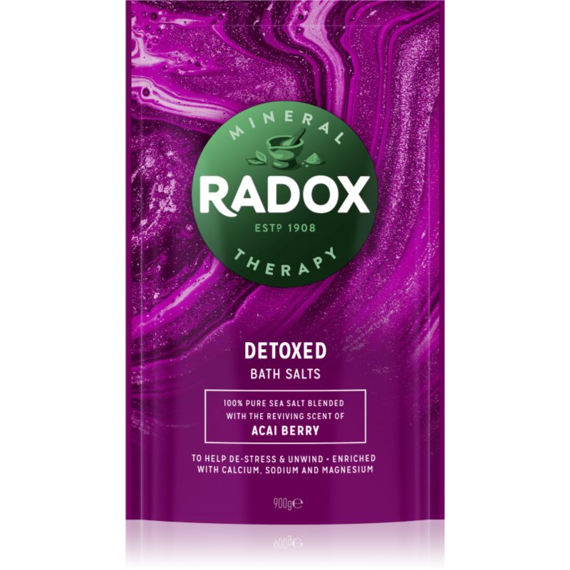 Radox Detox sůl do koupele s detoxikačním účinkem 900 g - parfo.cz