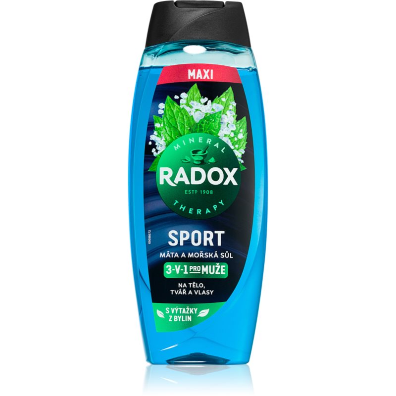 Radox Mineral Therapy sprchový gel pro muže maxi Mint & Sea Salt 450 ml - parfo.cz