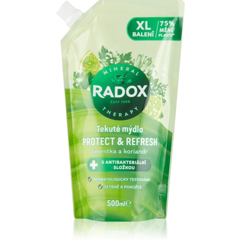 Radox Protect & Refresh tekuté mýdlo náhradní náplň 500 ml - parfo.cz