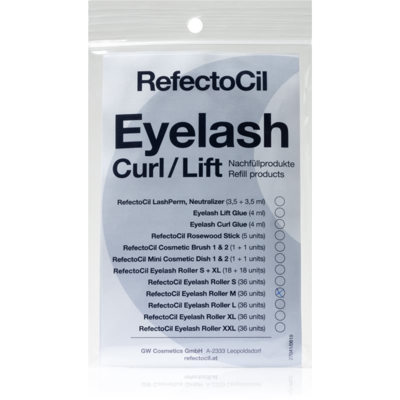 RefectoCil Eyelash Curl natáčky na trvalou na řasy velikost M 36 ks - parfo.cz
