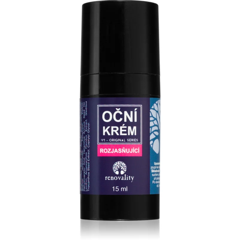 Renovality Oční krém rozjasňující oční krém 15 ml - parfo.cz