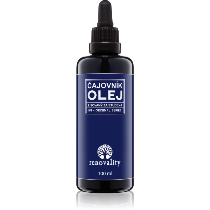 Renovality Original Series Čajovník olej lisovaný za studena pleťový olej pro zralou pleť 100 ml - parfo.cz