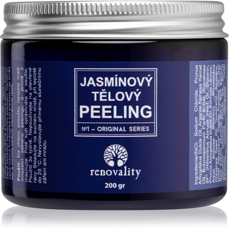 Renovality Original Series Jasmínový tělový peeling tělový peeling 200 g - parfo.cz