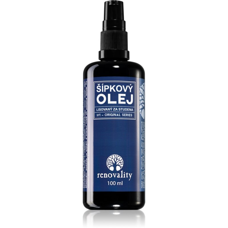 Renovality Original Series Šípkový olej lisovaný za studena olej pro suchou až velmi suchou pleť 100 ml - parfo.cz