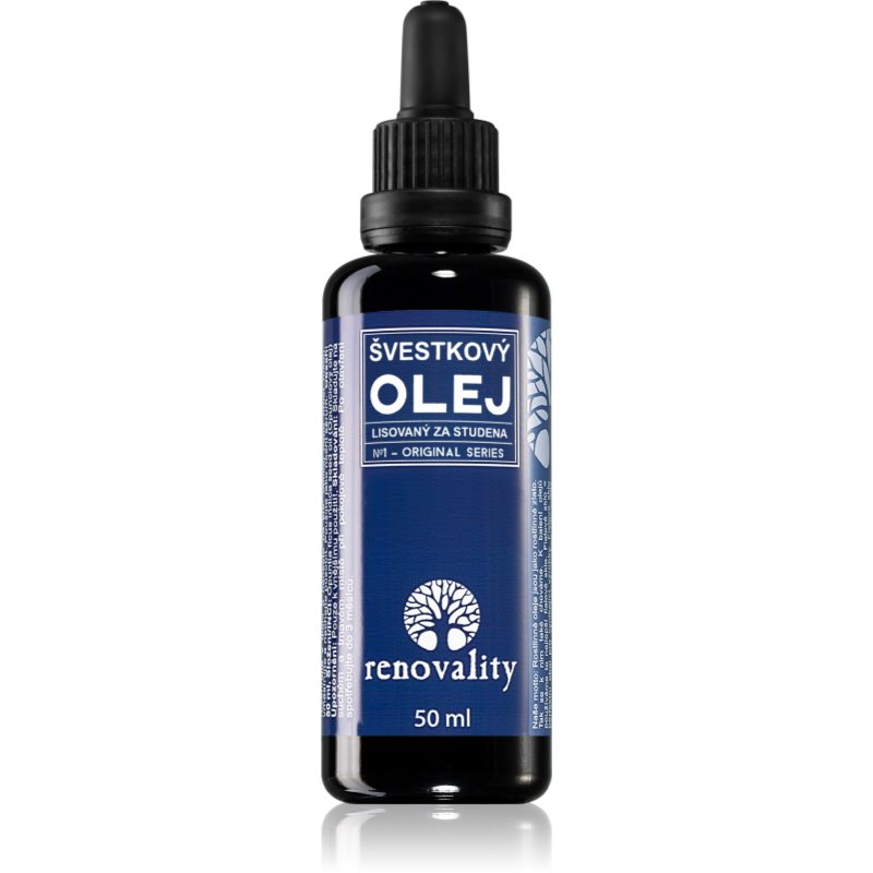 Renovality Original Series Švestkový olej lisovaný za studena pleťový olej pro suchou až citlivou pleť 50 ml - parfo.cz
