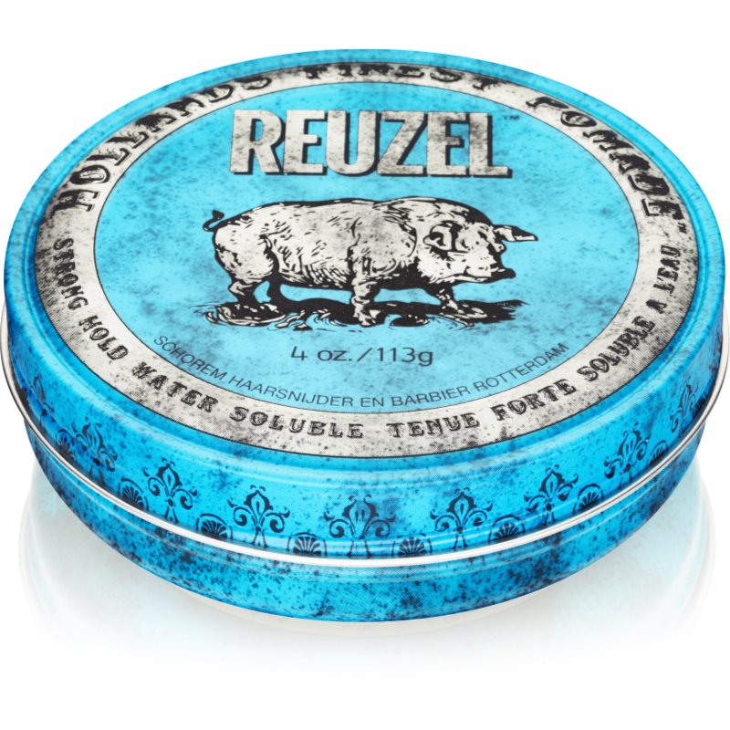 Reuzel Hollands Finest Pomade Strong Hold pomáda na vlasy se silným zpevněním 113 g - parfo.cz