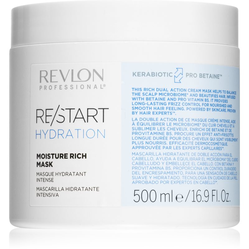 Revlon Professional Re/Start Hydration hydratační maska pro suché a normální vlasy 500 ml - parfo.cz