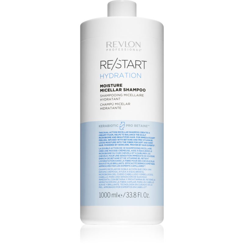 Revlon Professional Re/Start Hydration hydratační šampon pro suché a normální vlasy 1000 ml - parfo.cz