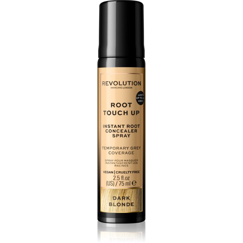 Revolution Haircare Root Touch Up sprej pro okamžité zakrytí odrostů odstín Dark Blonde 75 ml - parfo.cz
