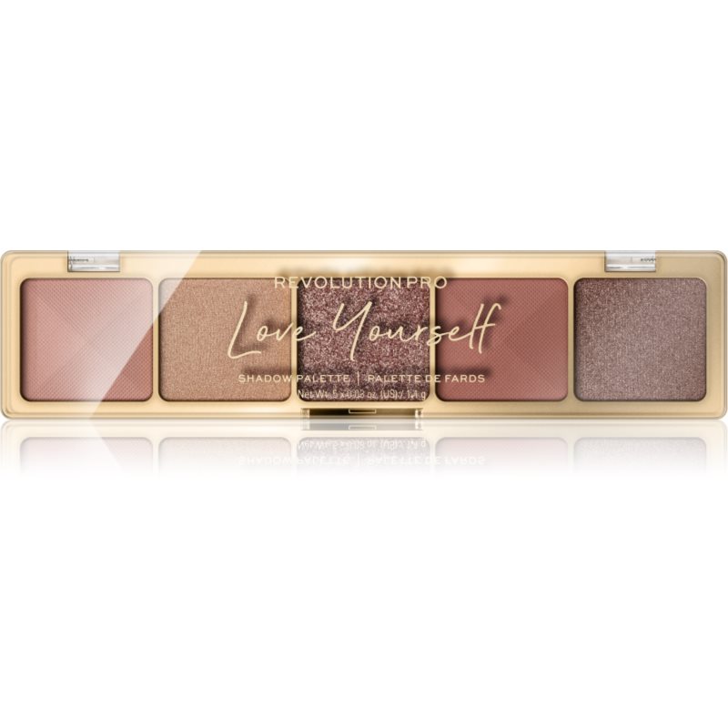 Revolution PRO Glam paletka očních stínů odstín Love Yourself Soft Pink 5