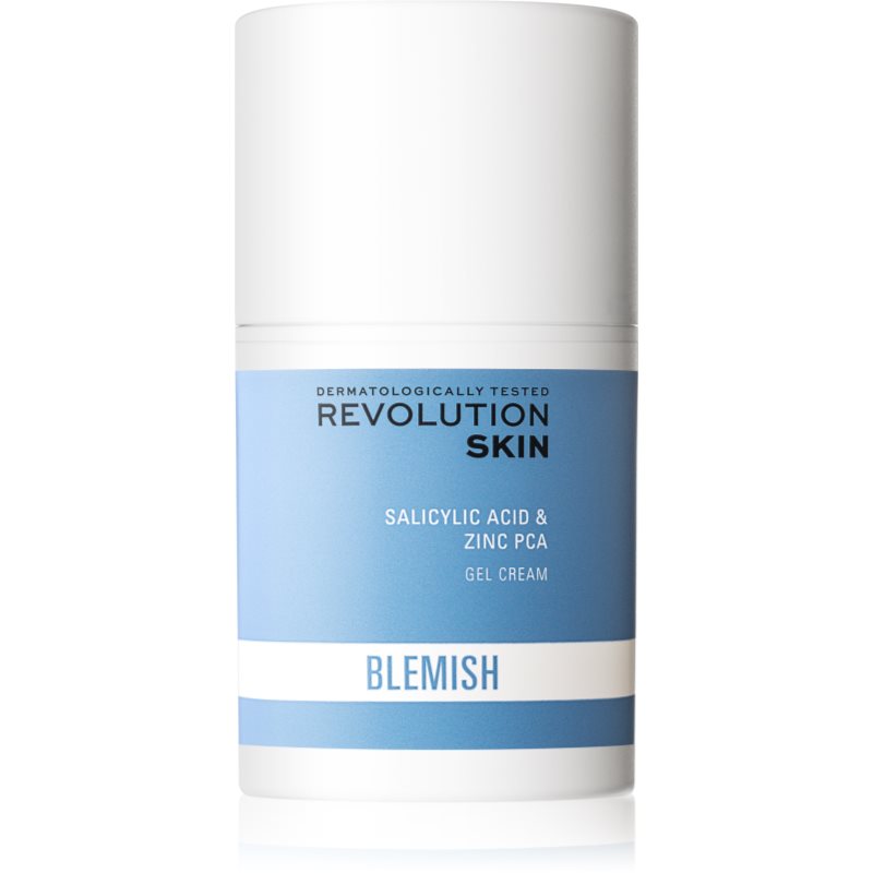 Revolution Skincare Blemish Salicylic Acid & Zinc PCA hydratační gel krém pro mastnou a problematickou pleť 50 ml - parfo.cz