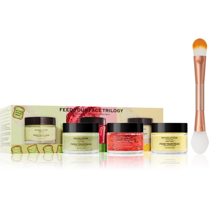 Revolution Skincare X Jake-Jamie Feed Your Face sada pleťových masek - parfo.cz